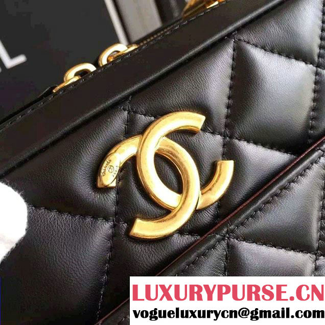 Chanel Trendy CC Bowling Small Bag A69924 Black 2016
