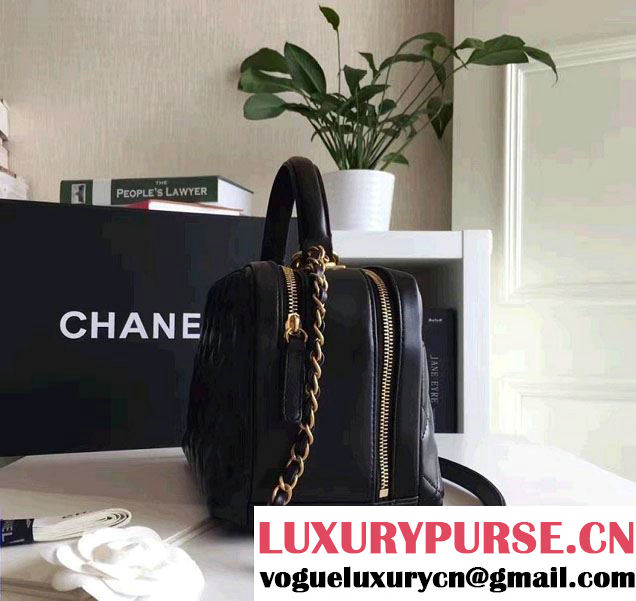 Chanel Trendy CC Bowling Small Bag A69924 Black 2016