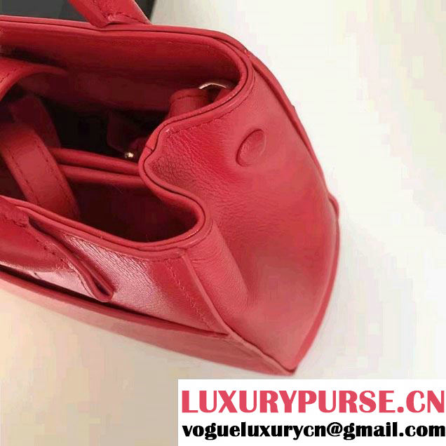 Chanel Grained Calfskin Neo Executive Mini Shopping Bag A69929 Red Cruise 2017