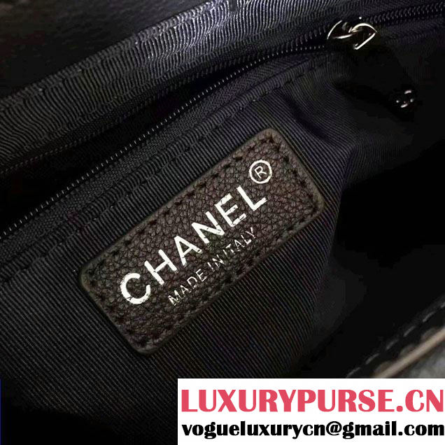 Chanel Grained Calfskin Neo Executive Mini Shopping Bag A69929 Dark Blue Cruise 2017