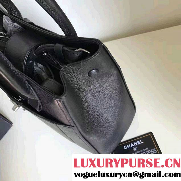 Chanel Grained Calfskin Neo Executive Mini Shopping Bag A69929 Black Cruise 2017
