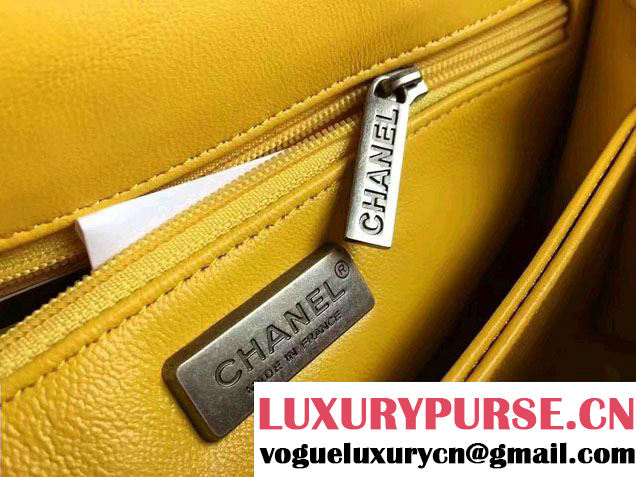 Chanel Python Coco Top Handle Flap Shoulder Small Bag A93050 2017