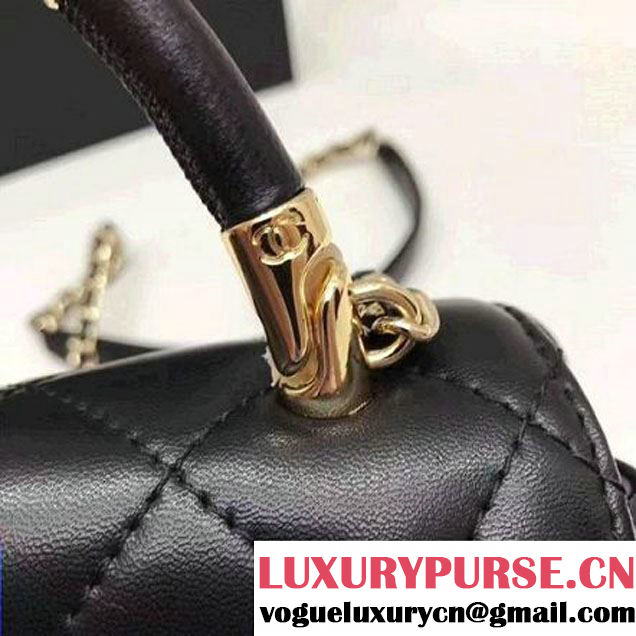 Chanel Carry Chic Small Top Handle Flap Bag A93751 2017