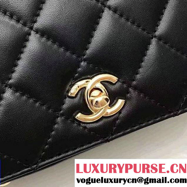 Chanel Carry Chic Small Top Handle Flap Bag A93751 2017