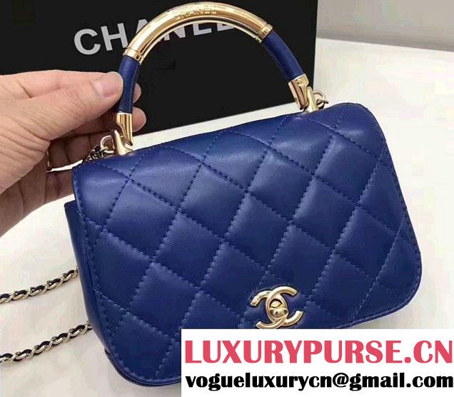Chanel Carry Chic Small Top Handle Flap Bag A93751 2017