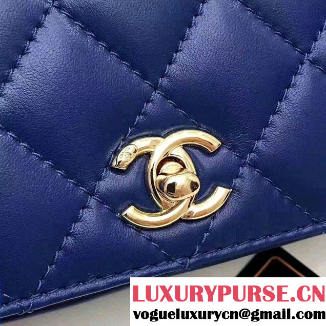 Chanel Carry Chic Small Top Handle Flap Bag A93751 2017