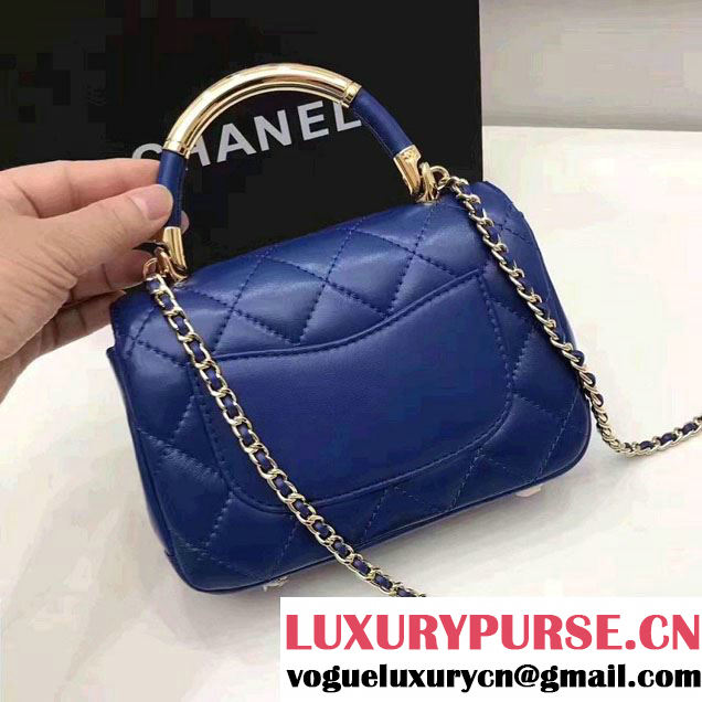 Chanel Carry Chic Small Top Handle Flap Bag A93751 2017