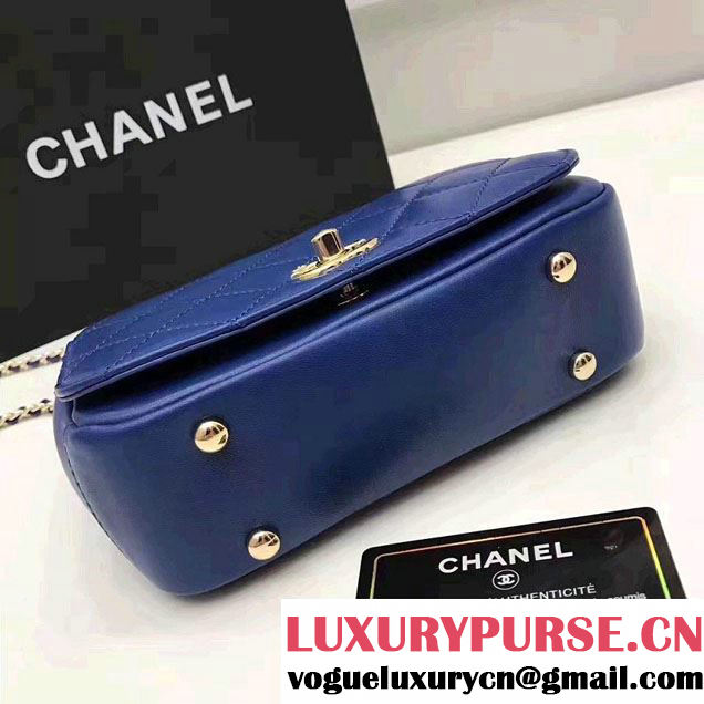 Chanel Carry Chic Small Top Handle Flap Bag A93751 2017