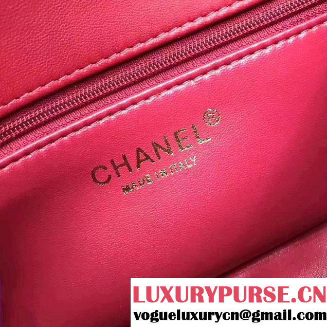 Chanel Carry Chic Small Top Handle Flap Bag A93751 2017