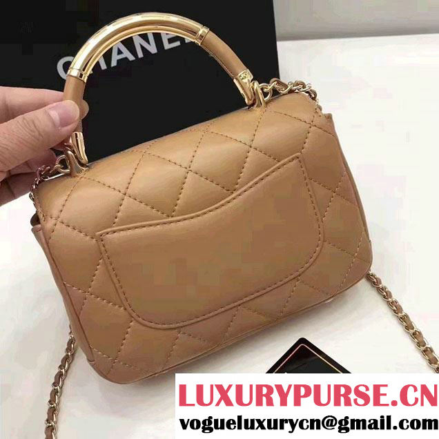 Chanel Carry Chic Small Top Handle Flap Bag A93751 2017