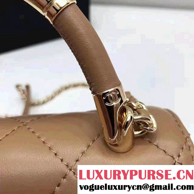 Chanel Carry Chic Small Top Handle Flap Bag A93751 2017