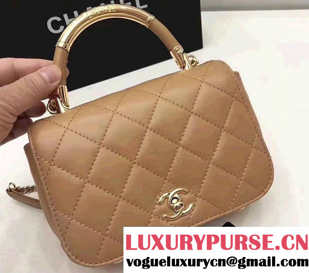 Chanel Carry Chic Small Top Handle Flap Bag A93751 2017