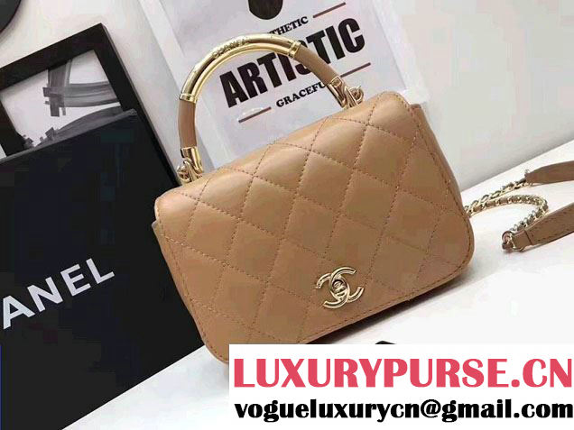 Chanel Carry Chic Small Top Handle Flap Bag A93751 2017