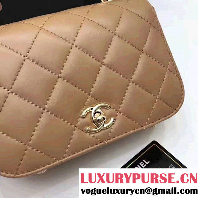 Chanel Carry Chic Small Top Handle Flap Bag A93751 2017