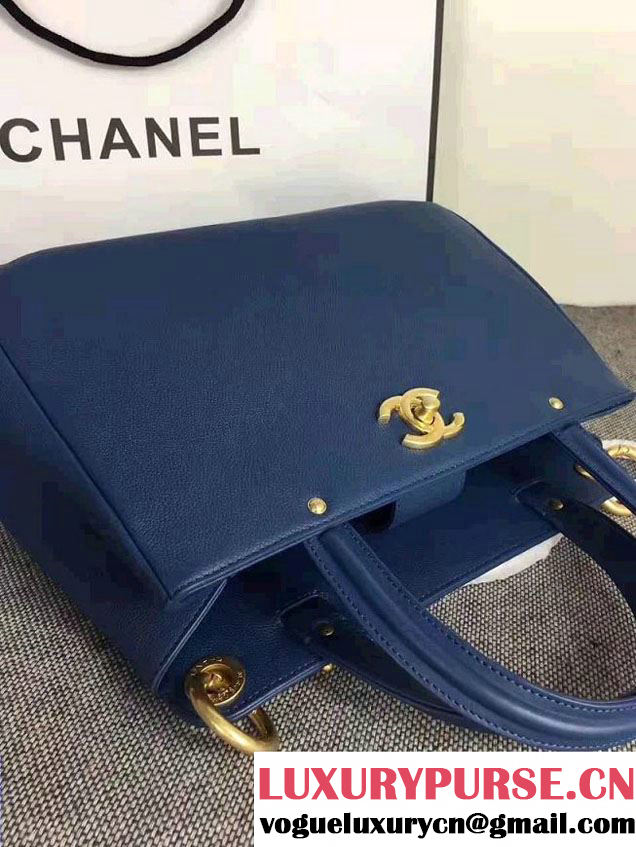 Chanel Large Shopping Bag Gold Hardware A93759  2017