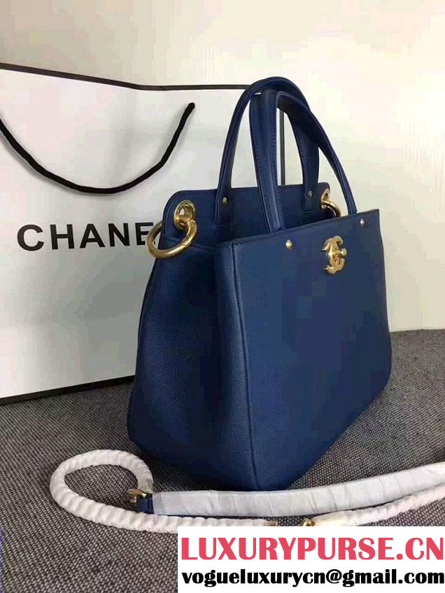Chanel Large Shopping Bag Gold Hardware A93759  2017