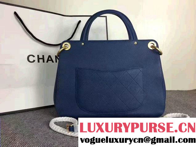 Chanel Large Shopping Bag Gold Hardware A93759  2017