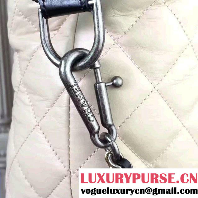 Chanel Gabrielle Large Hobo Shopping Tote Bag A93823 Nude/Black 2017