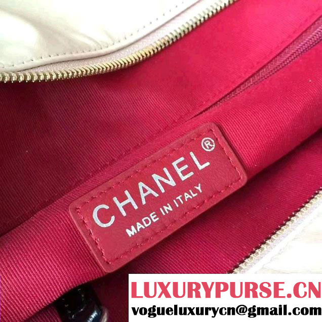 Chanel Gabrielle Large Hobo Shopping Tote Bag A93823 Nude/Black 2017