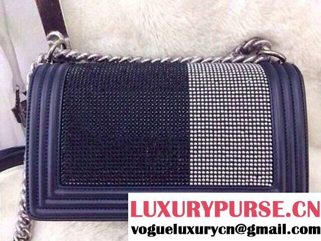 Chanel Crystallized CC Boy Flap Bag Prefall 2014