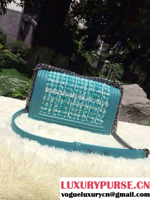 Chanel Tweed Le Boy Flap Bag Spring Summer 2014