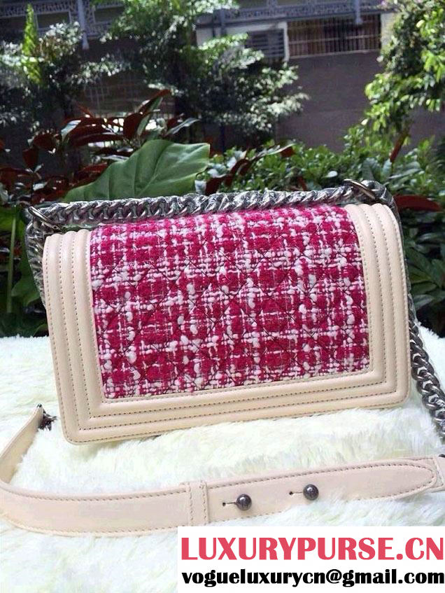Chanel Tweed Le Boy Flap Bag Spring Summer 2014