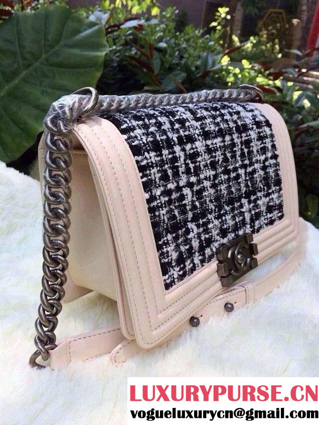 Chanel Tweed Le Boy Flap Bag Spring Summer 2014