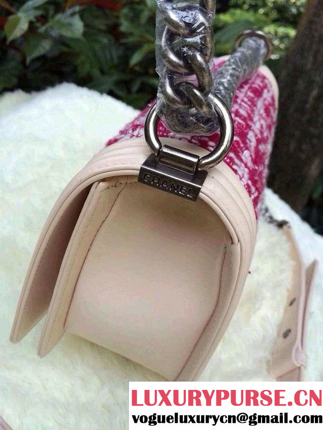 Chanel Tweed Le Boy Flap Bag Spring Summer 2014