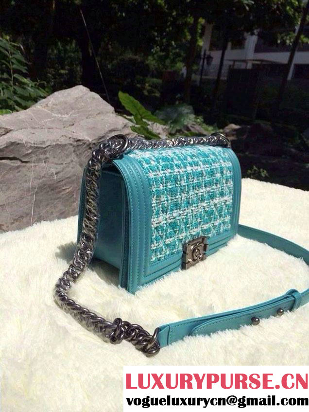 Chanel Tweed Le Boy Flap Bag Spring Summer 2014
