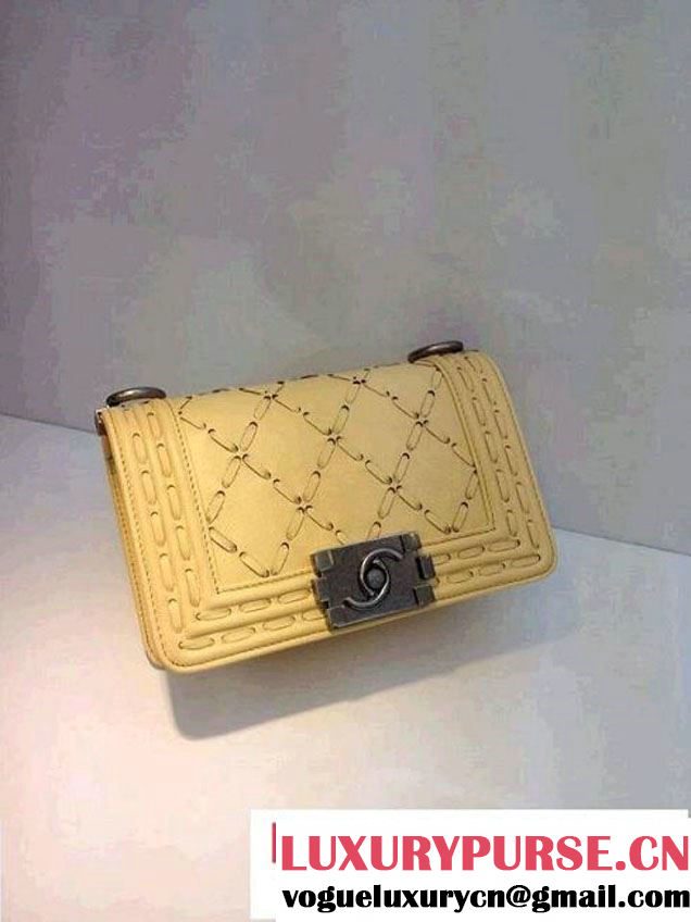 Chanel Large Stitch Boy Flap Bag Prefall 2014