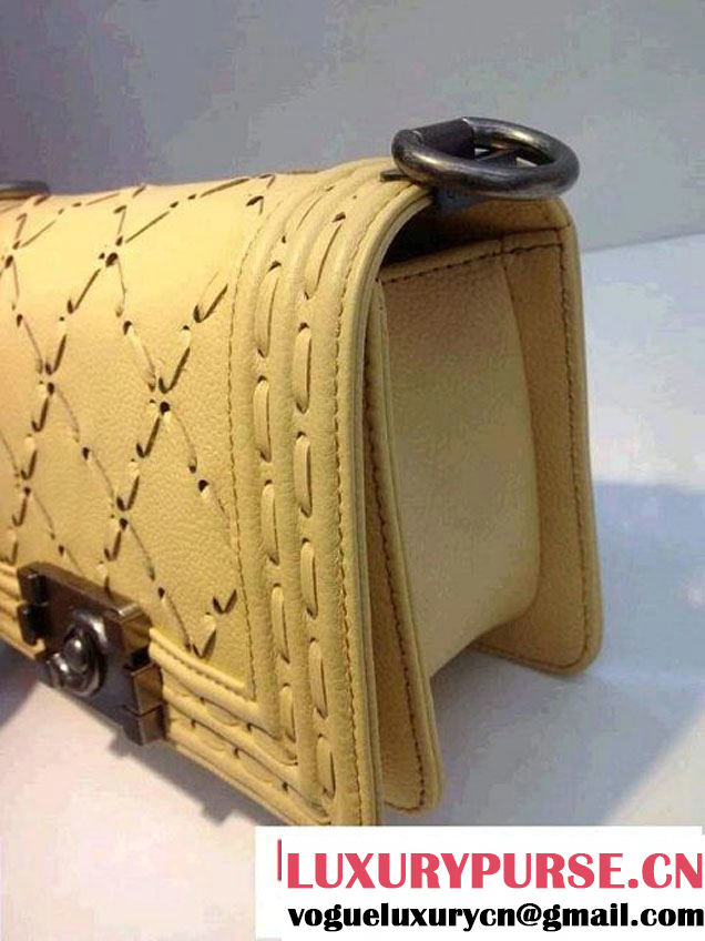 Chanel Large Stitch Boy Flap Bag Prefall 2014