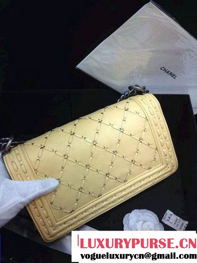 Chanel Large Stitch Boy Flap Bag Prefall 2014