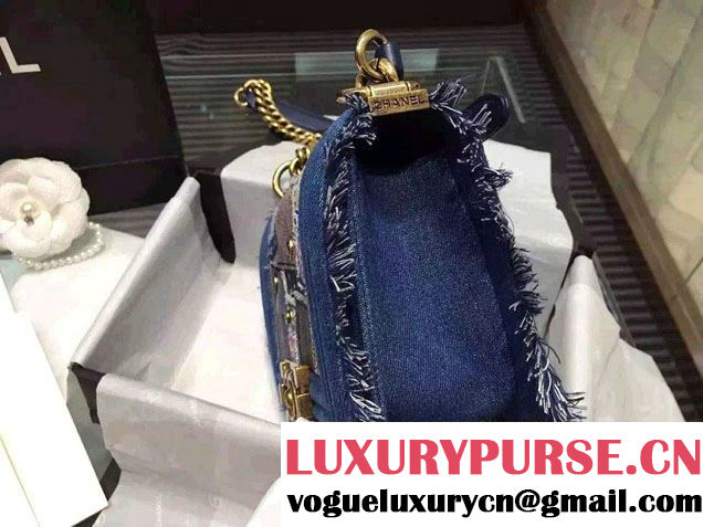 Chanel Denim Patchwork Boy Flap Bag A92866/A92867 2015