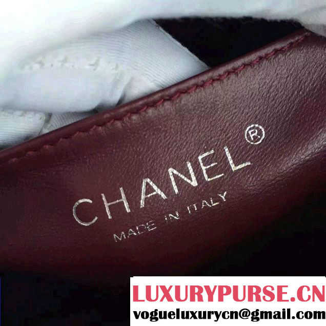 Chanel Embossed Paris-Salzburg Boy Flap Old Medium Bag Dark Green 2015