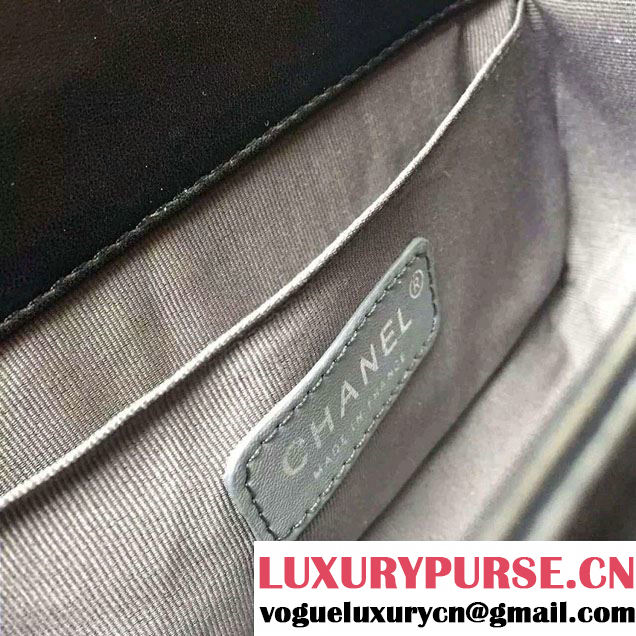 Chanel So Black Boy Flap Shoulder Small Bag 2015