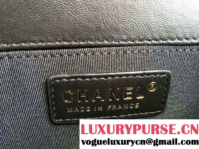 Chanel Le Boy Flap Small Bag in Python Leather 2015