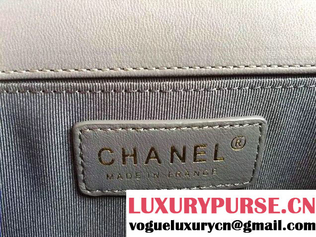 Chanel Le Boy Flap Small Bag in Python Leather 2015