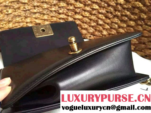 Chanel Le Boy Flap Small Bag in Python Leather 2015