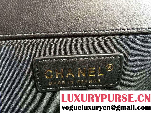 Chanel Le Boy Flap Small Bag in Python Leather 2015