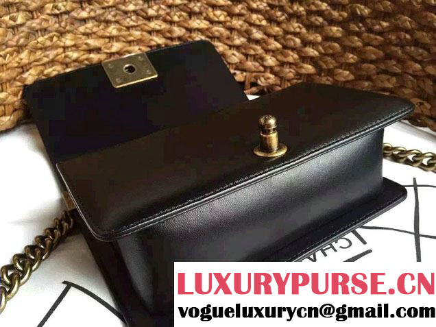 Chanel Le Boy Flap Small Bag in Python Leather 2015