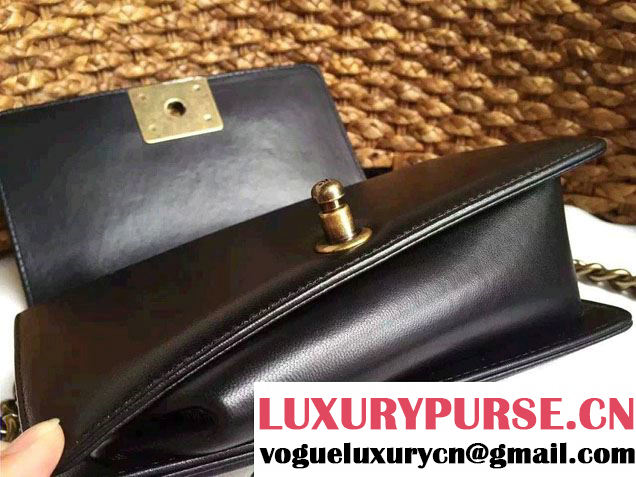 Chanel Le Boy Flap Small Bag in Python Leather 2015
