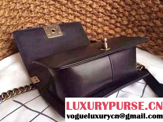 Chanel Le Boy Flap Small Bag in Python Leather 2015