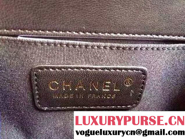 Chanel Le Boy Flap Small Bag in Python Leather 2015