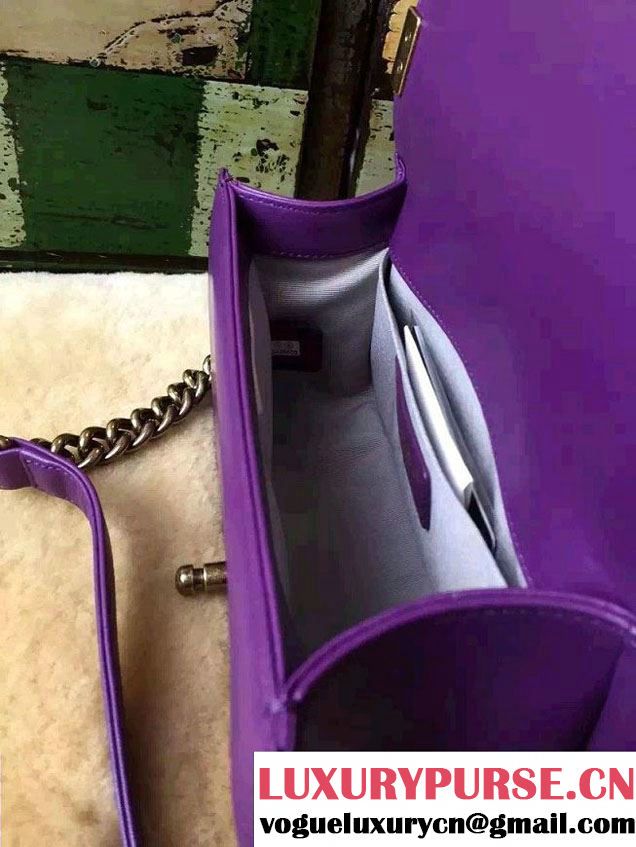 Chanel Le Boy Flap Small Bag in Python Leather 2015