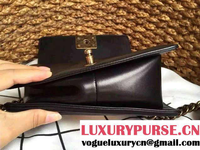 Chanel Le Boy Flap Small Bag in Python Leather 2015