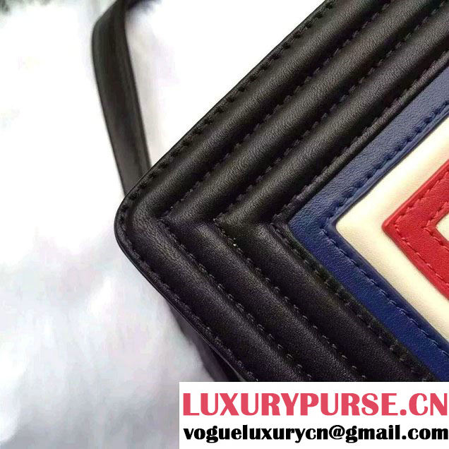 Chanel New Medium Lambskin Boy Flap Bag Embellished With An Enamel Clasp 2015/2016
