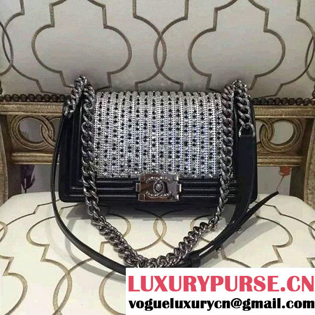 Chanel Crystal Boy Flap Bag Fall Winter 2015/2016