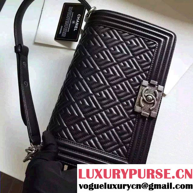 Chanel Pleating Boy Flap Bag Fall Winter 2015/2016