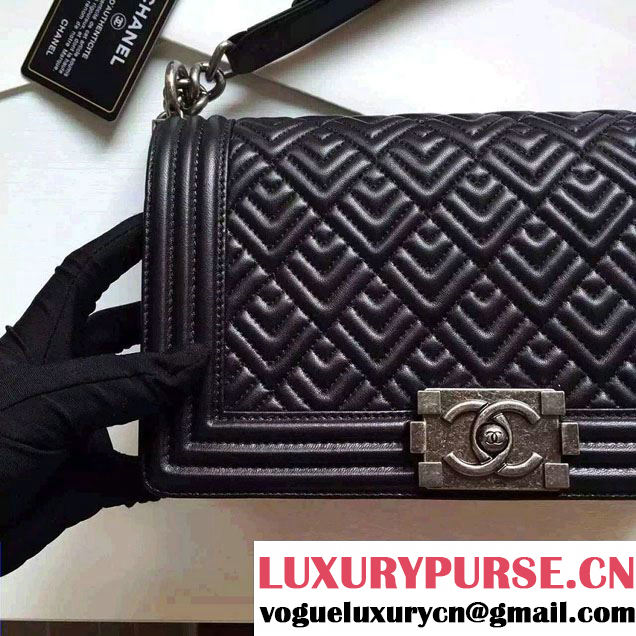 Chanel Pleating Boy Flap Bag Fall Winter 2015/2016