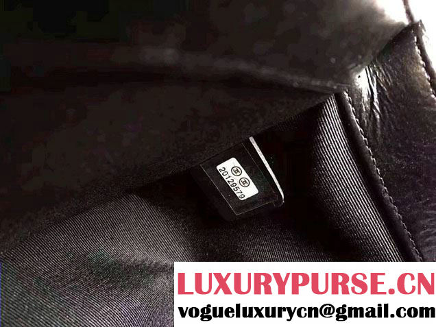 Chanel Iridescent Boy Flap Bag Black with Rainbow Hardware 2015/2016